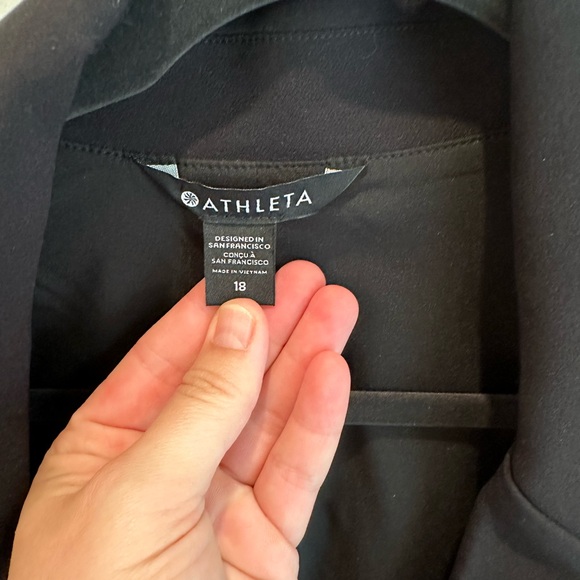 Athleta Endless Primatwill Blazer Sz 18 - Picture 3 of 5